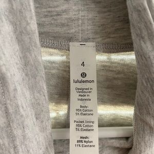 grey lulu lemon pull over